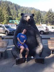 Sean and the bear