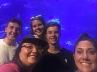 Selfie at aquarium